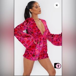 PLT Hot Pink Romper